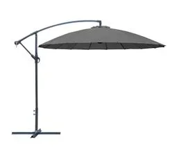 ALIZE Parasol Déporté En Aluminium Et Fibre De Verre 3m Pagode Gris