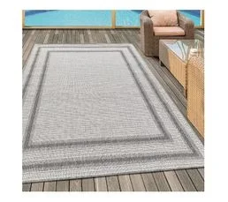 ALLOTAPIS Tapis Extérieur Et Intérieur Plat Ruba Crème 60x100