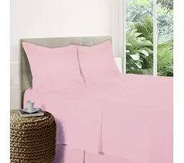 ALPES BLANC Parure De Draps 100% Percale De Coton 80 Fils/cm²