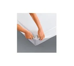 ALPES BLANC Protège Matelas Molleton Imperméable Pvc, Forme Drap Housse