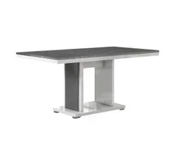 ALTOBUY Séjour Complet Avec Table 160cm Effet Pierre + LEDs - Marika