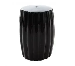 AMADEUS Tabouret Hortance Noir En Céramique