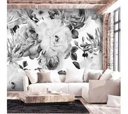 ARTGEIST Papier Peint Adhésif Jardin Sentimental 147 X 105 Cm Blanc