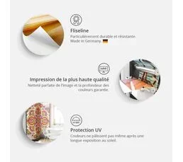 ARTGEIST Paravent 3 Volets Toile Intissée 135x172cm