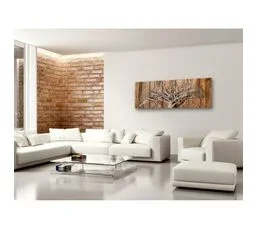 ARTGEIST Tableau Arbre Chronique Étroit 120 X 40 Cm Marron