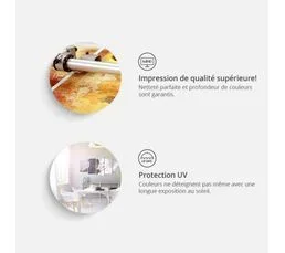 ARTGEIST Tableau Arbre Chronique Étroit 120 X 40 Cm Marron