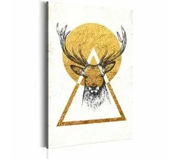 ARTGEIST Tableau Ma Maison Cerf 40 X 60 Cm Blanc