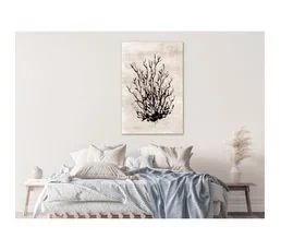 ARTGEIST Tableau Water Bush Vertical 80 X 120 Cm Beige