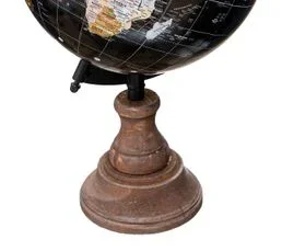 ATMOSPHERA Globe Déco En Métal Et Bois H 32 Cm