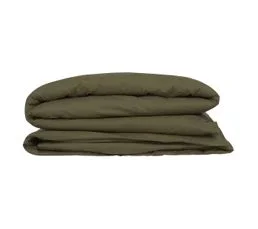 ATMOSPHERA Housse De Couette 220 X 240 Cm Uni Couleur Moderne Kaki