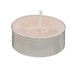 ATMOSPHERA Lot De 18 Bougies Décoratives Chauffe-plats Rose D. 3.75 X H.1.5 Cm