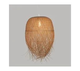 ATMOSPHERA Luminaire Suspension En Bambou Naturel D 40 Cm