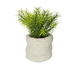 ATMOSPHERA Plante Verte Artificielle En Pot Forme Sac