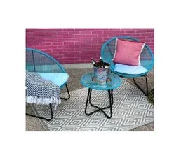 AUBRY GASPARD Coussin En Coton Avec Franges Rouge