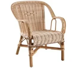 AUBRY GASPARD Fauteuil Enfant En Rotin Loni Naturel