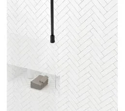 AURLANE Paroi De Douche 140x200cm Verre Transparent - Profilé + Barre Plafond Noire - Freedom 2 Black