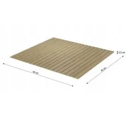 BB LOISIR Tablette Pliable Plateau Pour Accoudoir De Canapé Couleur Chêne 40x44cm Wood