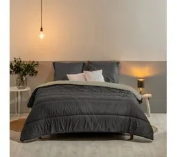 BLEU CALIN Couette Imprimée Chaude 140x200cm La Chaleureuse