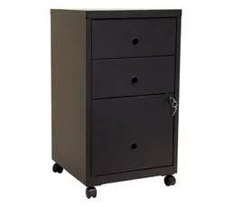 Caisson 3 tiroirs RETRO 4 Noir