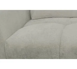 Canapé d'angle droit GIOVANNI tissu galet