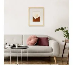 CEANOTHE Cadre Photo Wild Brut 24x30 Cm Avec Passe-partout Naturel   Brut Résine Recyclée