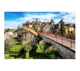 CEANOTHE Tableau Sur Toile Carennac 65x97 Cm Naturel   Vert