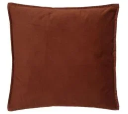 Coussin Déhoussable "lilou" 55x55cm Terracotta