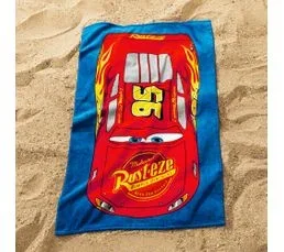 DISNEY Drap De Plage Imprimé 100% Coton, Disney Home Cars 95 70x120cm