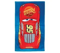 DISNEY Drap De Plage Imprimé 100% Coton, Disney Home Cars 95 70x120cm