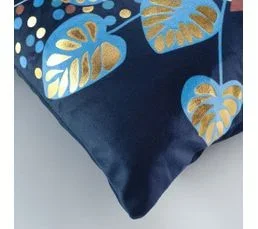 DOUCEUR D'INTERIEUR Housse De Coussin 40x40 Cm Velours Inoa Or