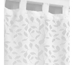 DOUCEUR D'INTERIEUR Paire De Rideaux Voile Maille 60 X 120 Cm Mannon Blanc