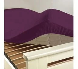 Drap Housse "lina" 180x200cm Myrtille