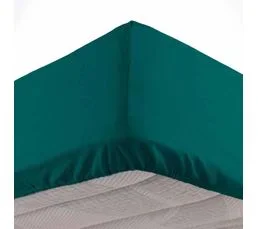 Drap Housse "oscar" 140x190cm Emeraude