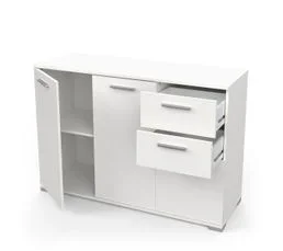 Enfilade 2+1 Portes Et 2 Tiroirs H82,4 Cm