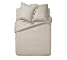 ESSIX Housse De Couette Unie En Percale De Coton Lin 200x200