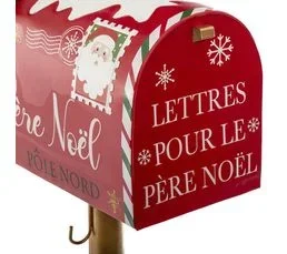 FEERIC LIGHTS AND CHRISTMAS Boite Aux Lettres De Noël 100 Cm Rouge - Rouge