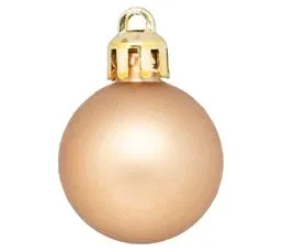 FEERIC LIGHTS AND CHRISTMAS Déco De Sapin Lot De 18 Boules De Noël  D 3 Cm - Beige Nude