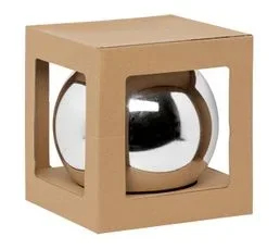 FEERIC LIGHTS AND CHRISTMAS Maxi Boule De Noël D 25 Cm Argent