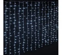 FEERIC LIGHTS AND CHRISTMAS Rideau Lumineux L 4 M  800 LED Blanc Froid 40 Tombées 8 Jeux De Lumière
