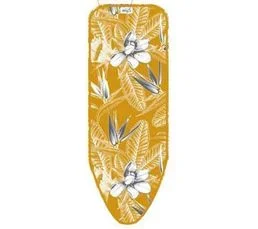 FIVE Housse à Repasser 5 Couches Imprimé Tropical - Orange Et Blanc