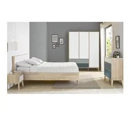 GAMI Commode 3 Tiroirs Larvik - Chêne Blond