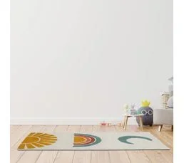 GUY LEVASSEUR Tapis De Bain Déco Enfant En Coton 60x120cm Sunny