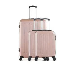 HERO Set De 3 Valises Abs Vesuvio-p 4 Roues