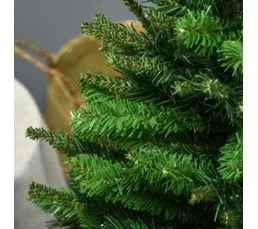 HOMCOM Sapin De Noël Artificiel Imitation Nordmann Vert