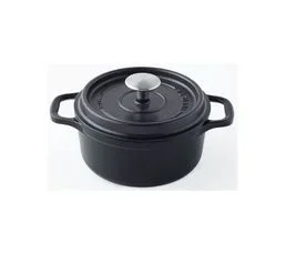 INVICTA Cocotte Ronde En Fonte Émaillée 32cm Noir Mat - Puv402321