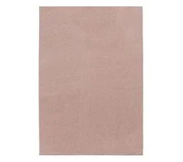 JADOREL Tapis Salon 160x230 Tissé Rose Rectangle Motif Uni Soula