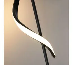 KOSILUM Suspension Spirale Verticale Noire LED Dimmable - Lybella