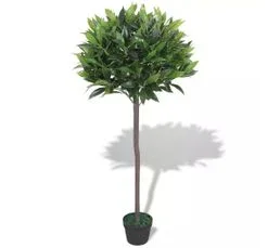 Laurier Artificiel Avec Pot 125 Cm Vert Dec021933