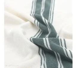 LINNEA Drap De Bain 100x150 Cm Coton Ribbon Ii Vert