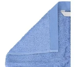LINNEA Drap De Douche 70x140 Cm Coton Peigné Alba Bleu Mer